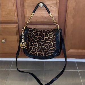 Michael Kors pony hair satchel